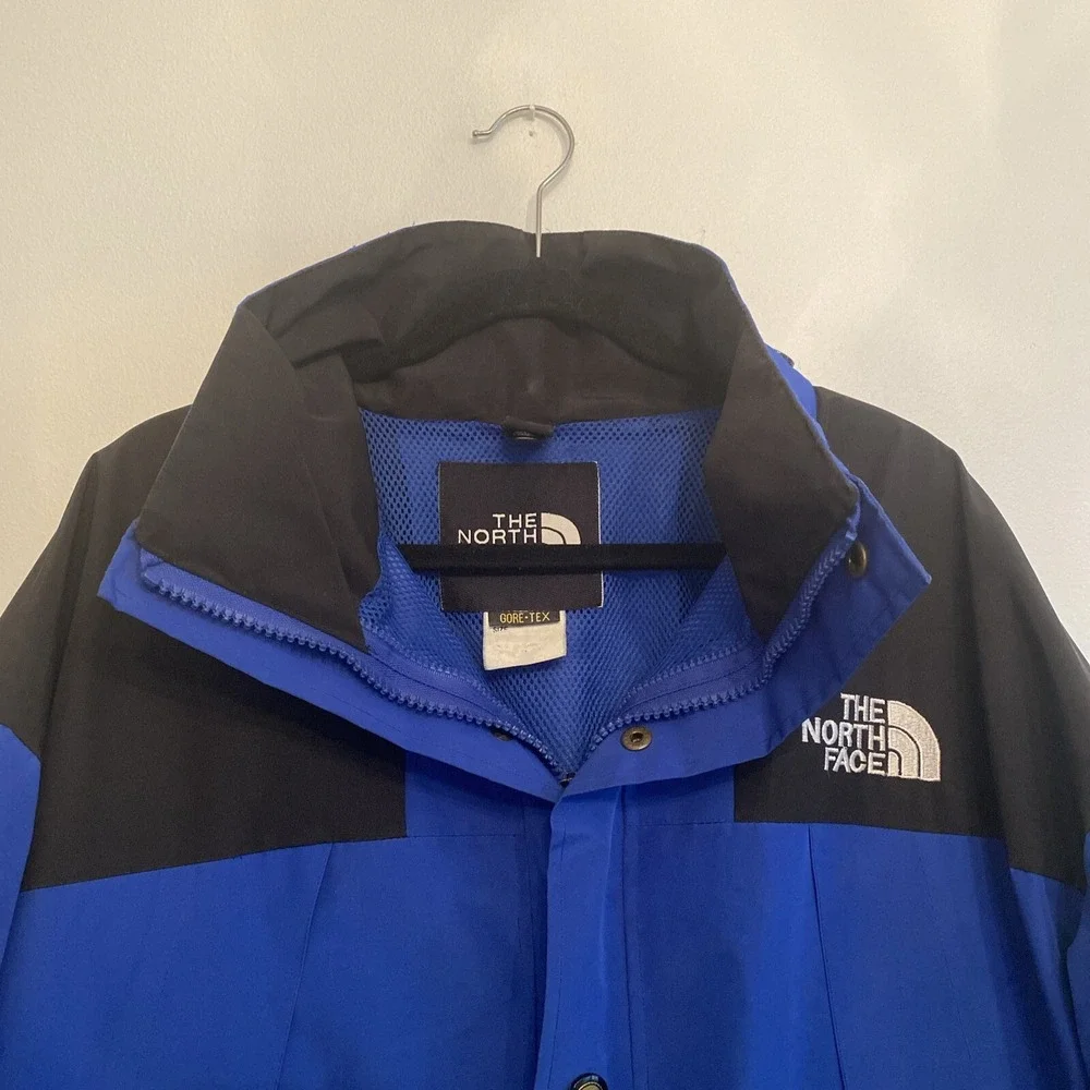 Vtg The North Face Size‎ XXL GORE-TEX Mens Shell Jacket Waterproof Blue